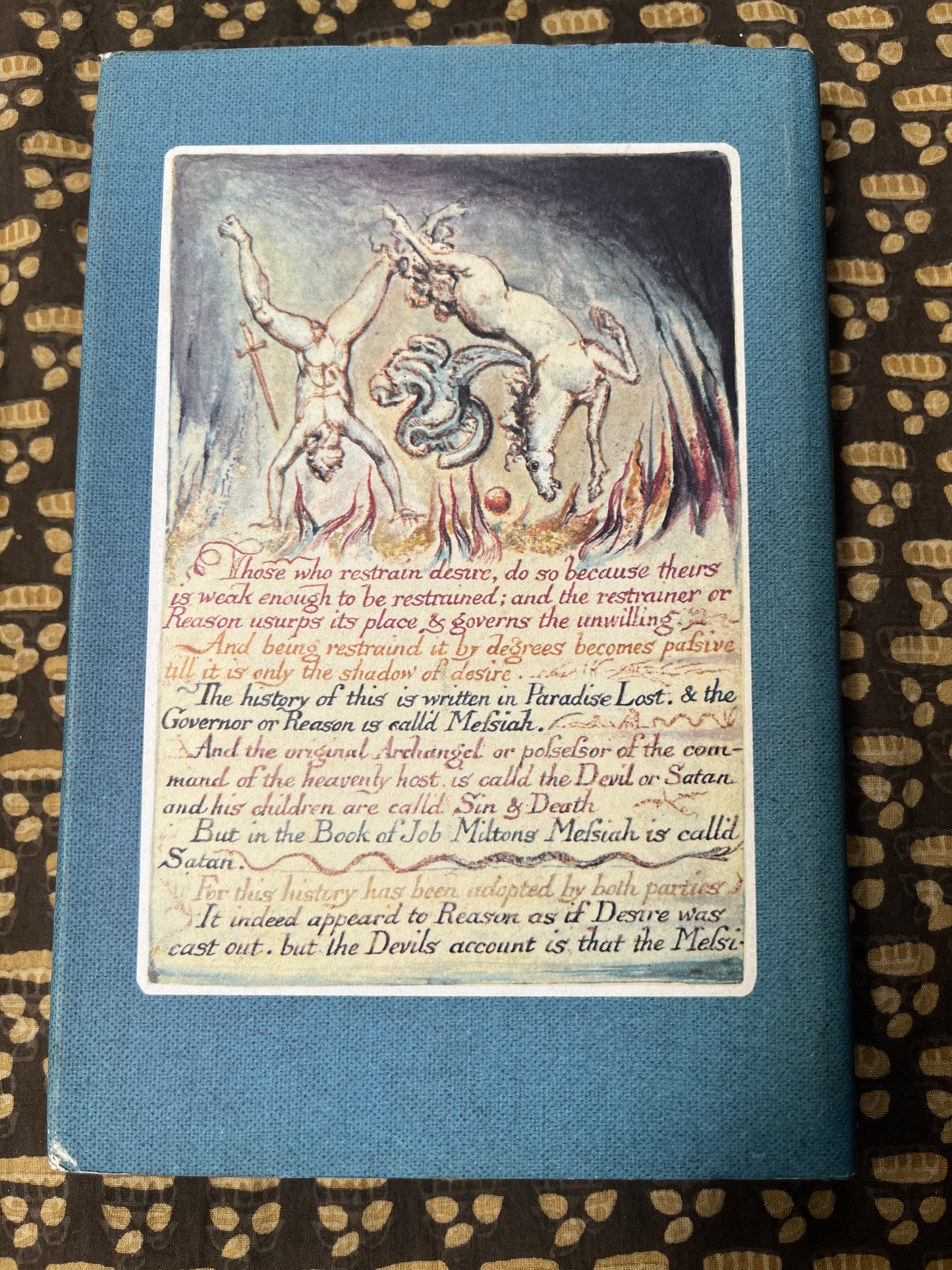 The Marriage of Heaven and Hell – William Blake (Hardback, First Ed. Thus, 1975)