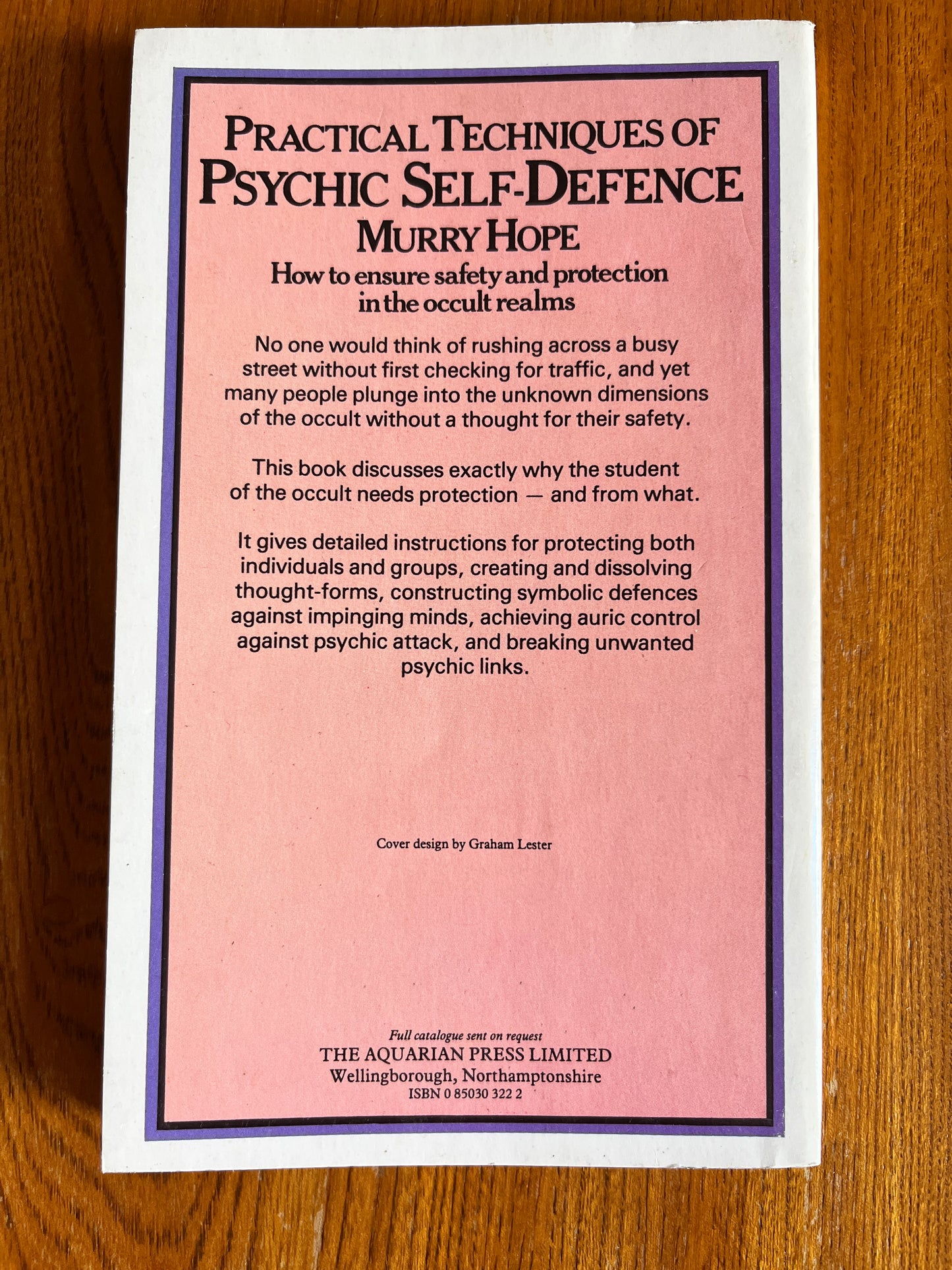 Practical Techniques of Psychic Self-Defence - Murray Hope (First Edition)