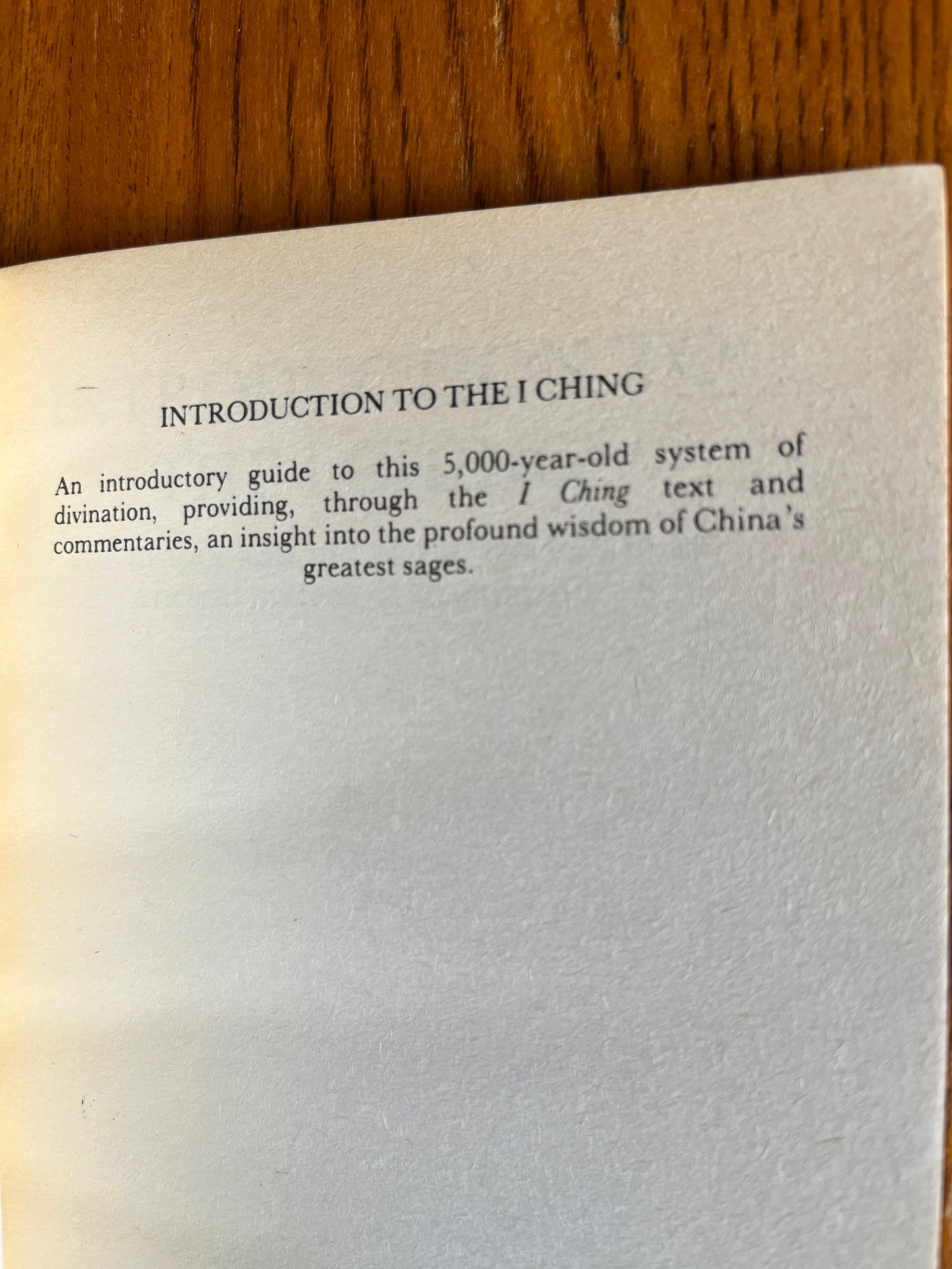 Introduction to the I Ching - Tom Riseman