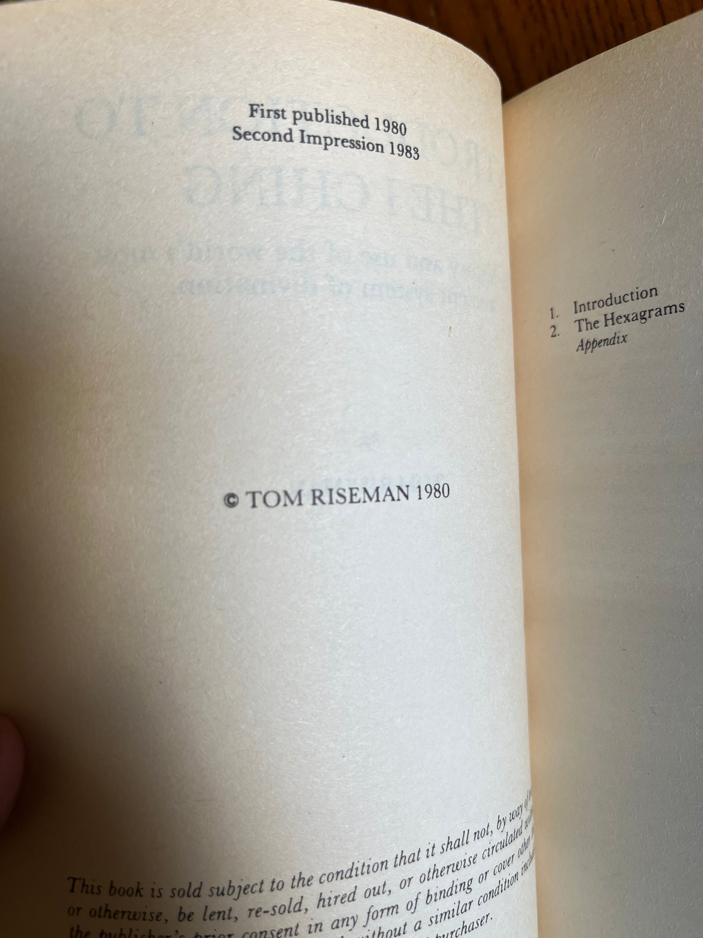 Introduction to the I Ching - Tom Riseman