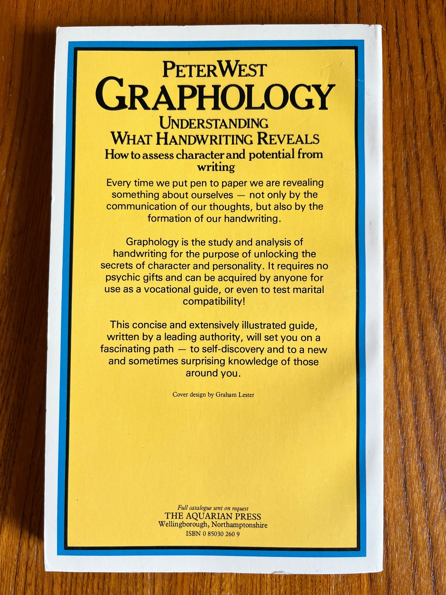 Graphology: Understanding What Handwriting Reveals - Peter West (First Edition)