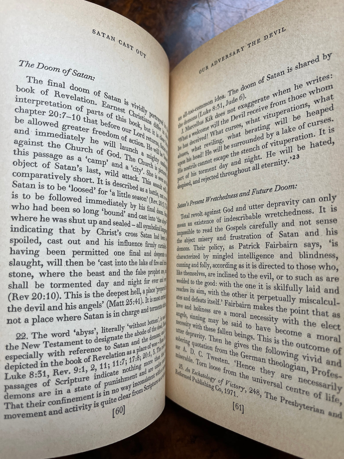 Satan Cast Out: A Study in Biblical Demonology - Frederick S Leahy (1975 First Edition)