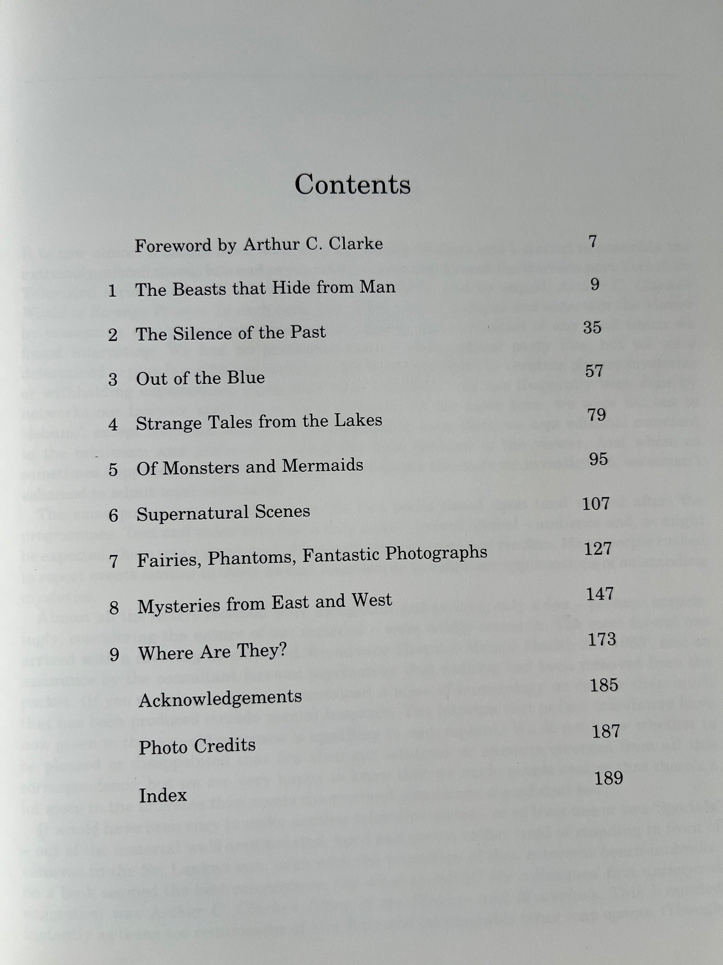 Arthur C Clarke's Chronicles of the Strange and Mysterious - John Fairley and Simon Welfare