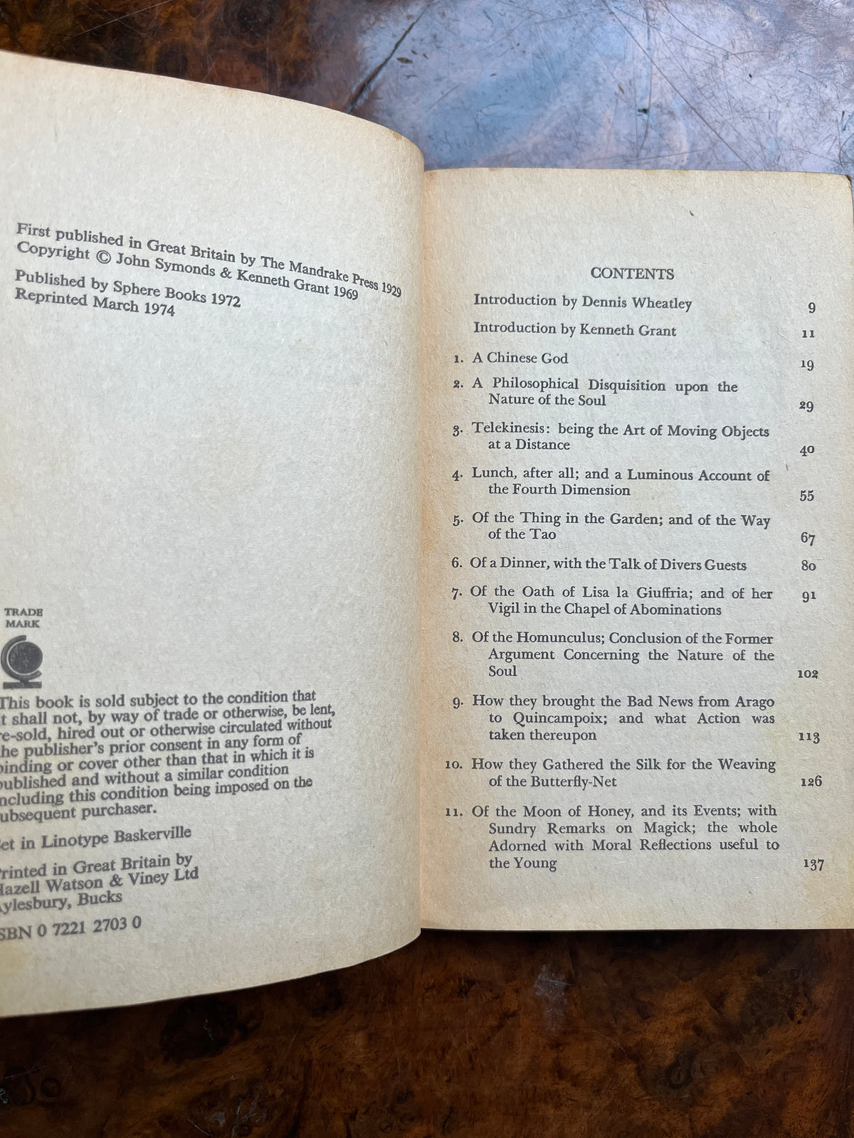 Moonchild - Aleister Crowley (Sphere Books Paperback)