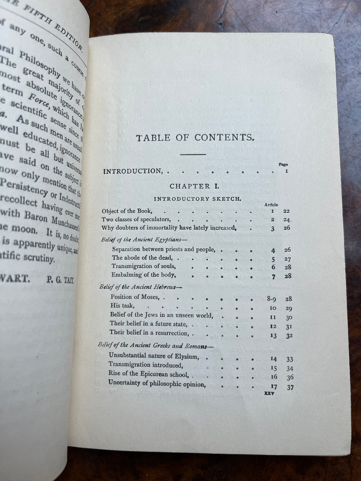 The Unseen Universe - Stewart & Tait (1901 Hardback, Ex Libris Alan Gauld)