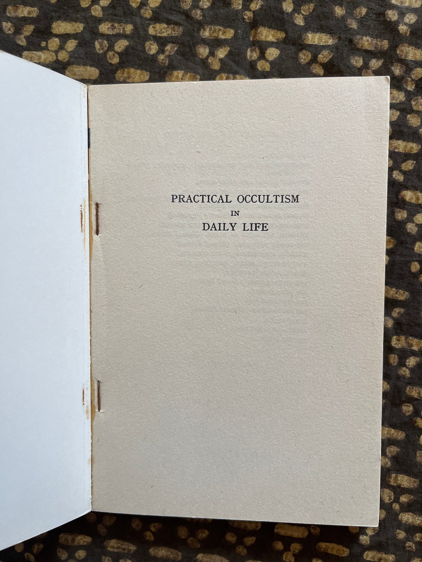 Practical Occultism in Daily Life - Dion Fortune (1963)