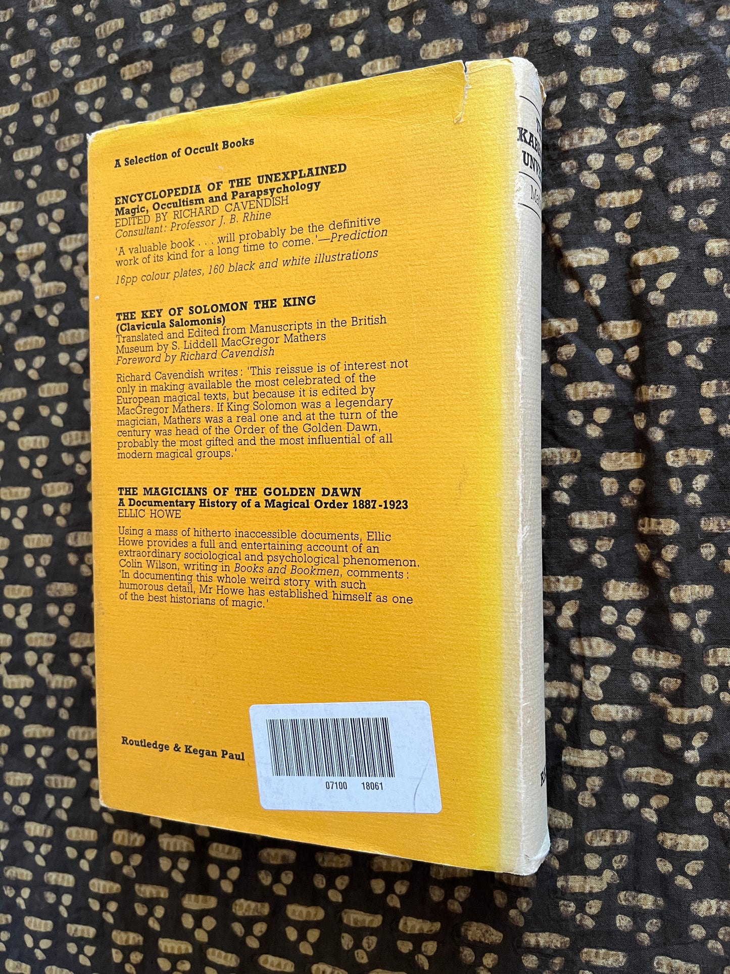 The Kabbalah Unveiled - Zohar Trans. by S L MacGregor Mathers