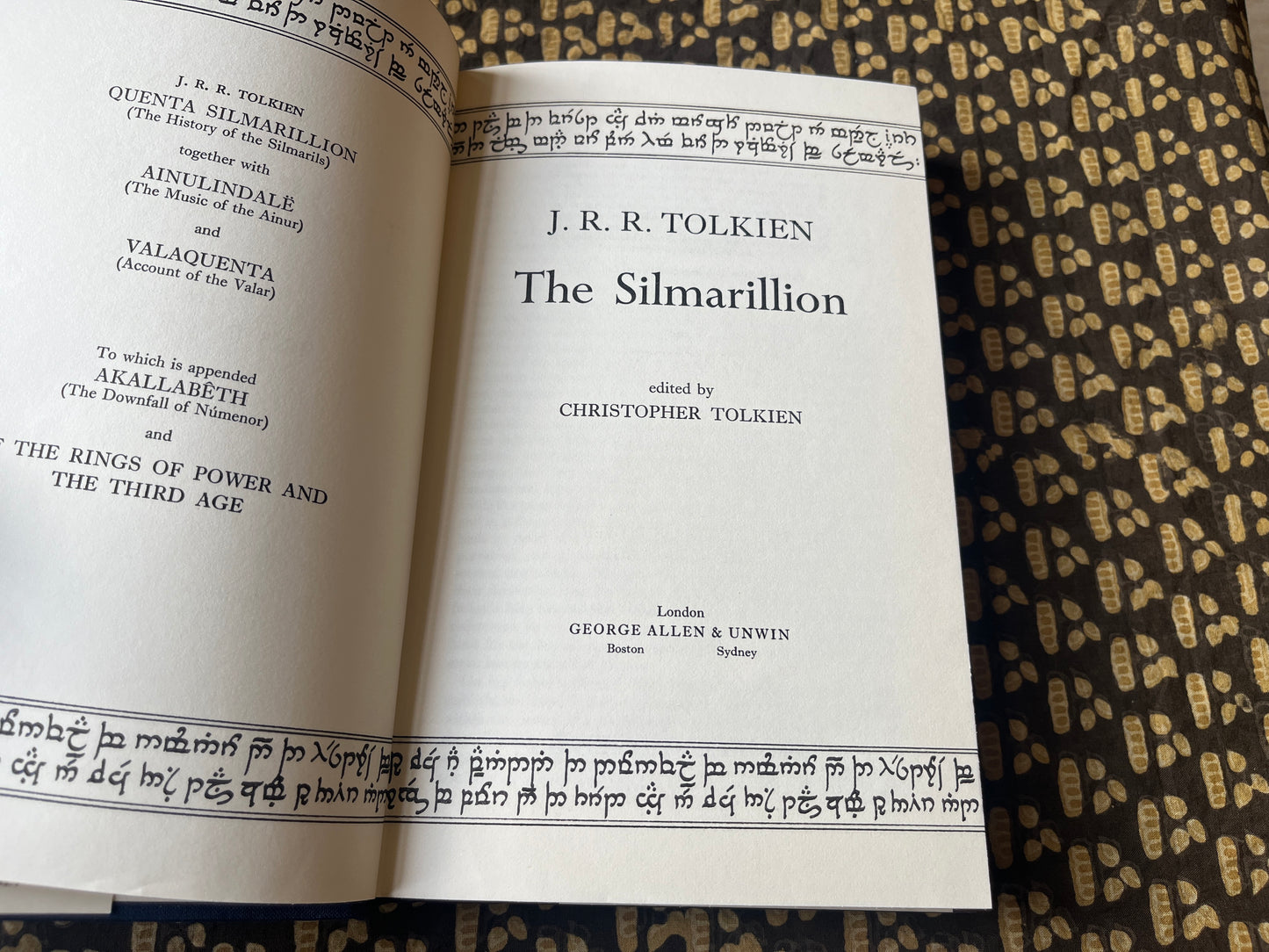 The Silmarillion - J. R. R. Tolkien [True First Edition]